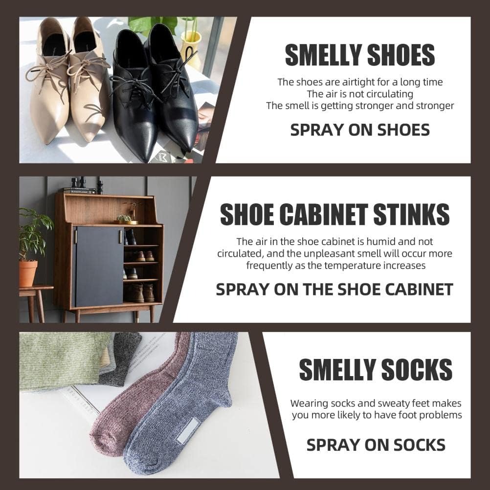 Footwear Deodorant Spray Shoe Deo Odor Control Fresh Spray (100ml) - Image 2