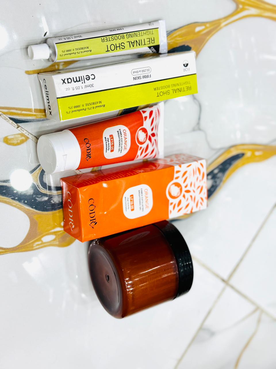 Ultimate Skin Transformation Bundle Deal Retinal Shot Booster, Orange Enzyme Gel & Zafrani Whitening Cream (Pack of 3) - Image 4