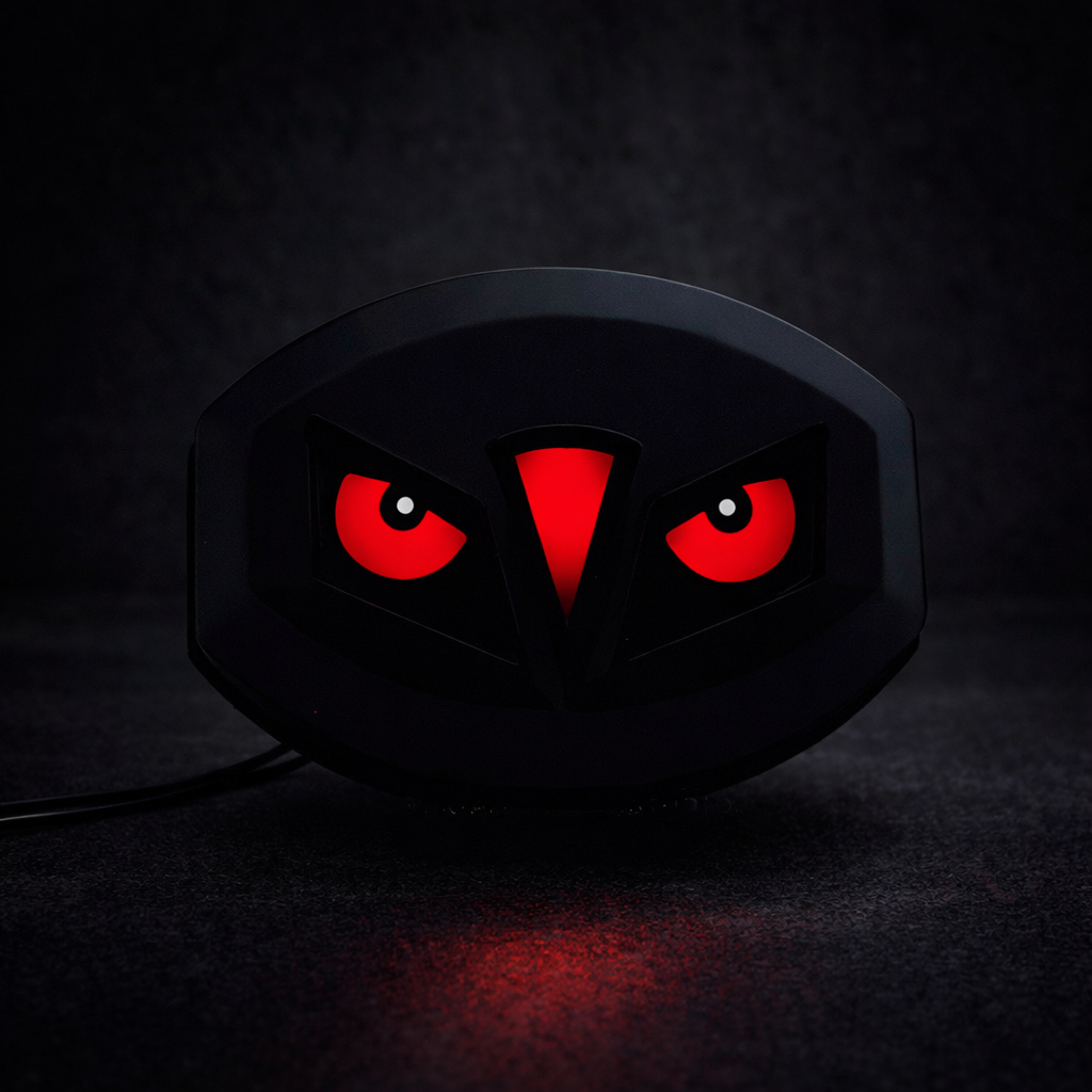 Premium Devil Eye Bike Backlight â Universal 12V LED Brake Tail Light with Multicolor RGB Dynamic Flash for 125cc Motorcycles (Random Color) - Image 3