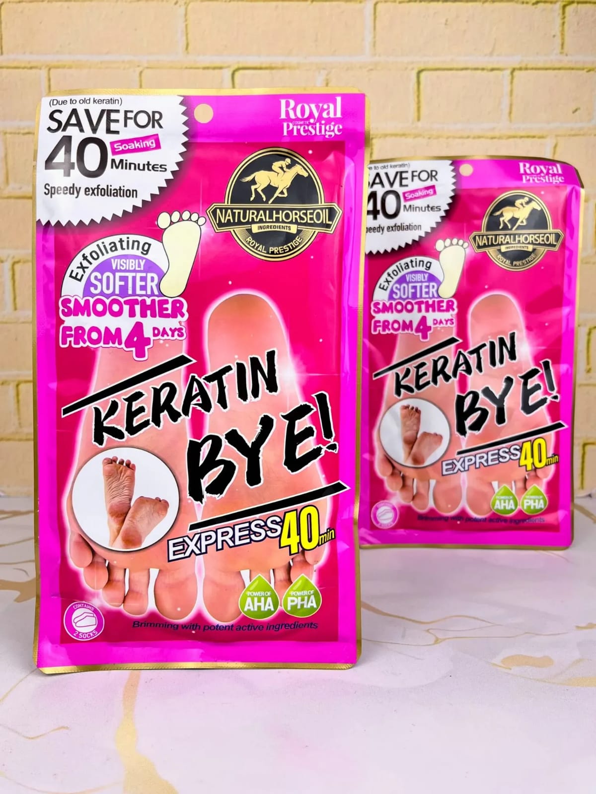 Royal Prestige Keratin Bye Express Peeling Foot Mask (50ml)