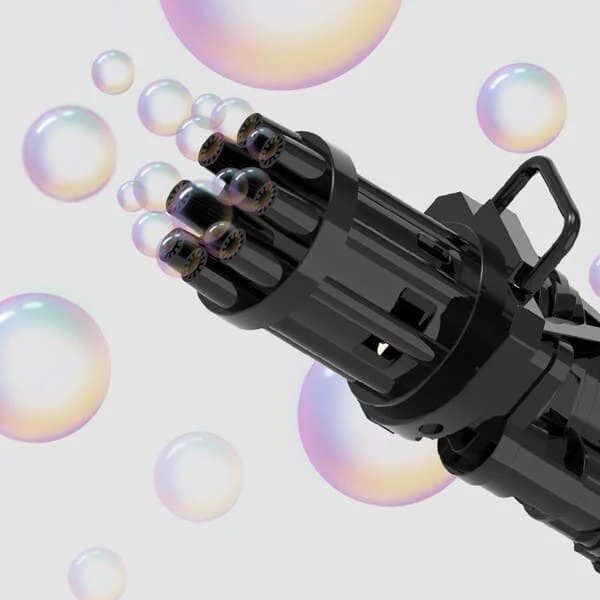 Automatic Bubble Gun For Kids | Water Gatling Play Gun for Boys & Girls (Random color) - Image 2