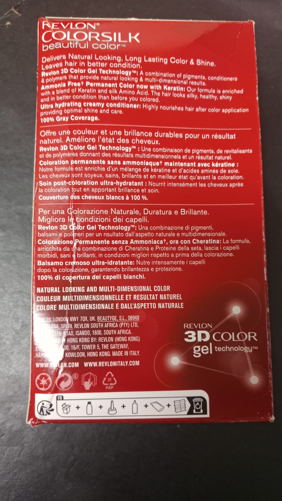 Revlon ColorSilk Hair Color #30 Dark Brown Ammonia Free Permanent Hair Dye - Image 4