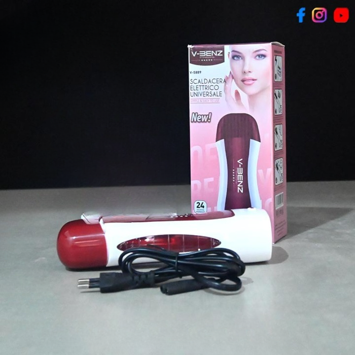 V-BENZ Original Electric Roll On Wax Depilator Heater Hair Removal Machine (Wax Cartridge Included) Model: V-5889 - Image 3