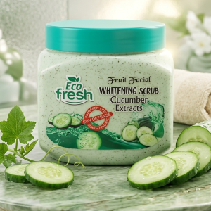 Eco Fresh Whitening Scrub 300ML Deep Cleansing & Brightening Face and Body Scrub