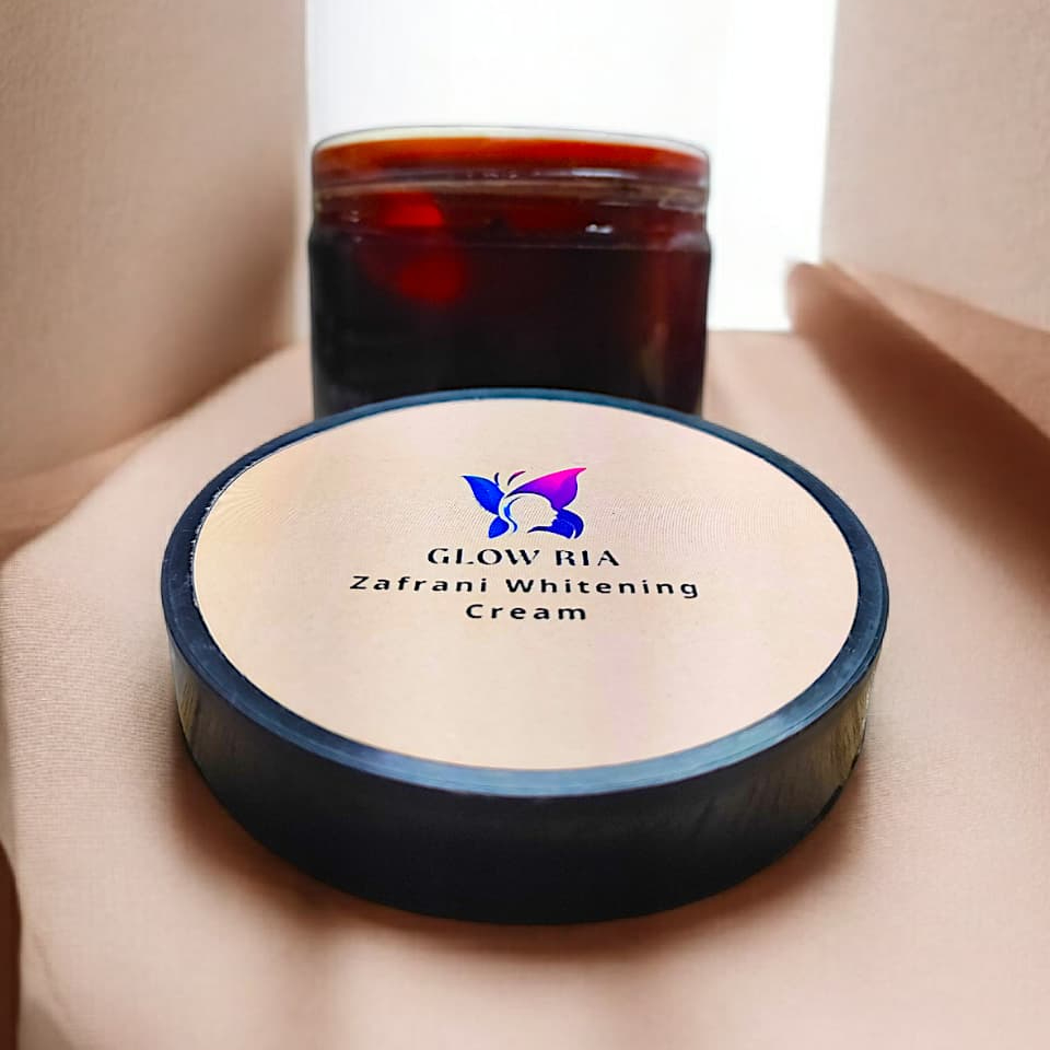 Glow Ria Zafrani Whitening Cream Brightening & Radiance Boost Formula for Even Skin Tone | 250g - Image 4