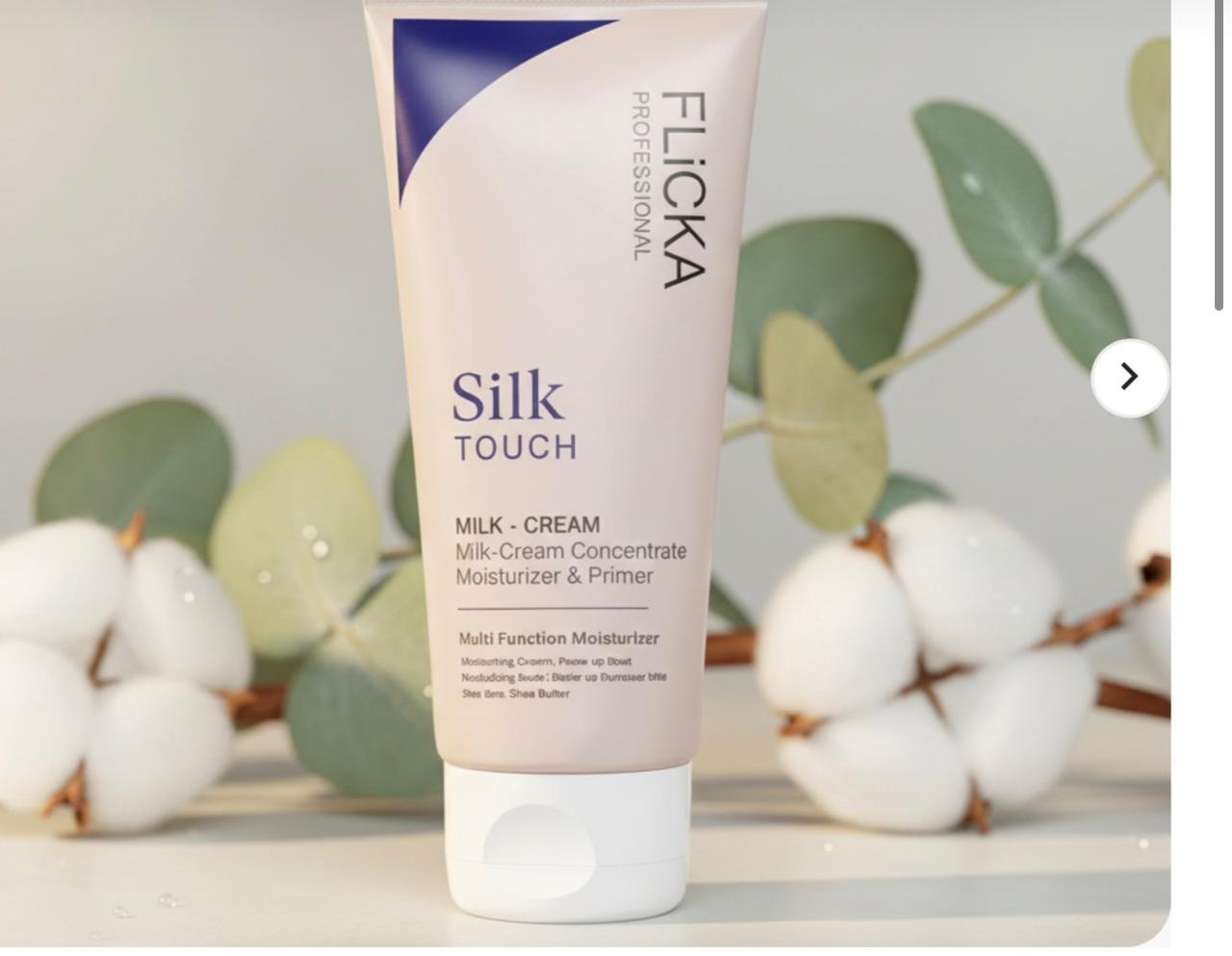 FLiCKA Silk Touch Milk Cream Moisturizer & Primer 2-in-1 Hydrating Base | Aloe Vera & Shea Butter | Smooth, Long-Lasting Finish - Image 2