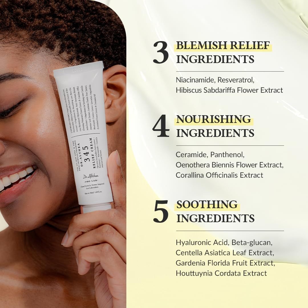 Dr Althea 345 Relief Cream Gentle Care Soothing Formula Durable Quality And Comfortable Use For Daily Skin Care - 50ML - Image 2