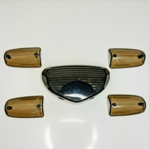 Indicator Cover & Backlight Cover for 70cc Bikes â Crystal White & Smog