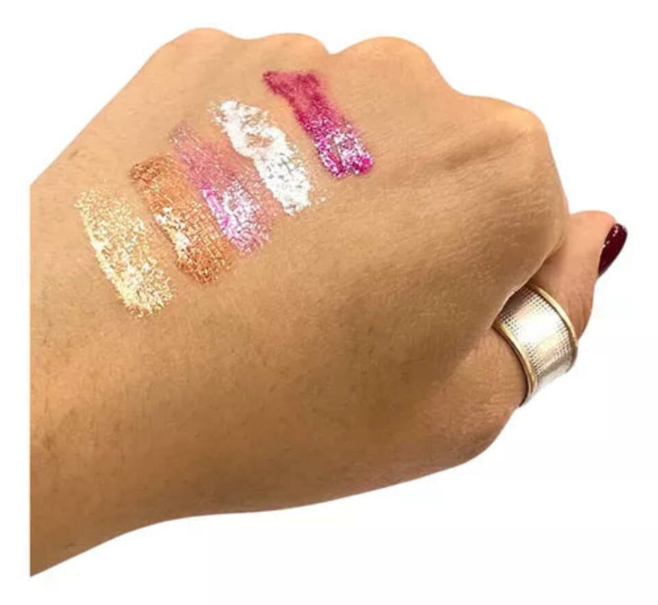 KS ONE 2-In-1 Waterproof Lip Gloss & Eyeshadow Color Multicolor - Image 5