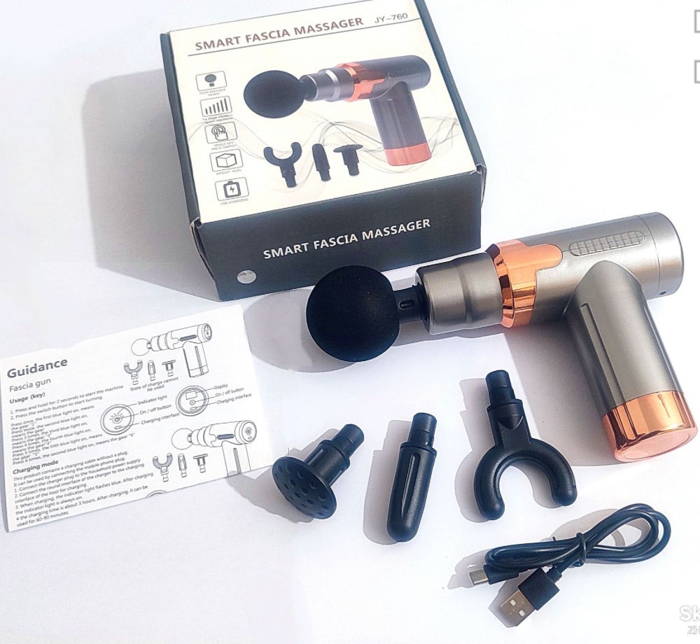 Smart Fascia Massager Deep Muscle Massage JY-760 Fascia Gun Muscle Relaxation Massager - Image 2