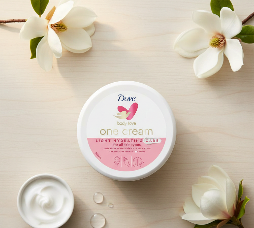 Dove Body Love One Cream All-in-One Moisturizer for Face, Hands & Body | Deep Hydration, Soft Skin & Nourishing Daily Care ( 250 )gram - Image 4