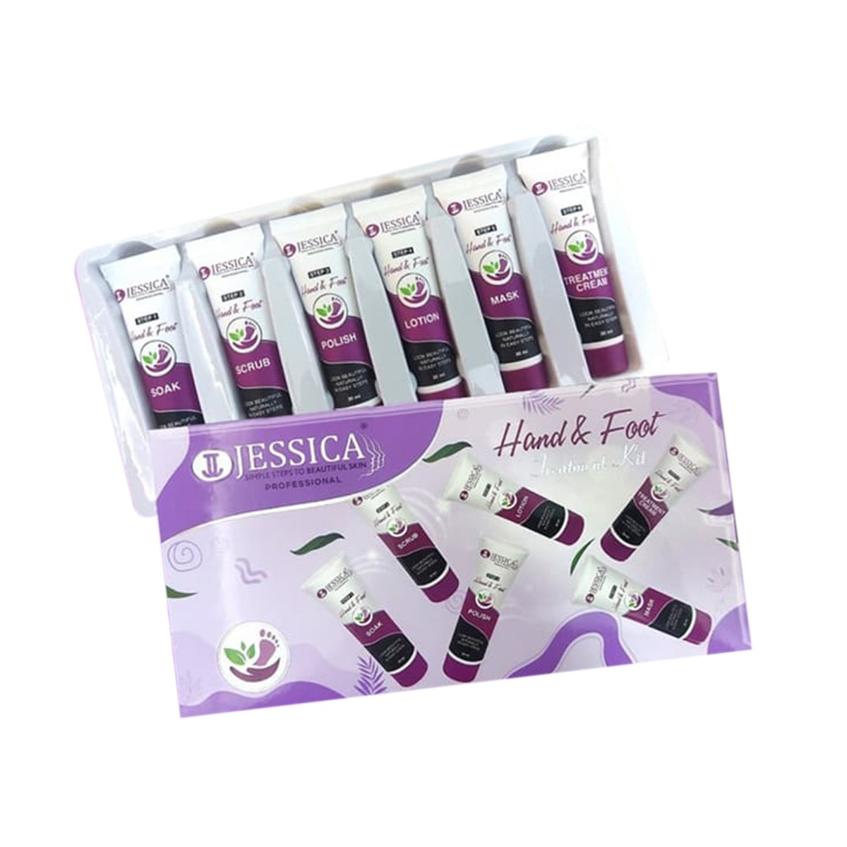 Jessica Hand & Foot Treatment Kit 30ml Each Tube | Complete 6-Step Professional Care Set - Image 4