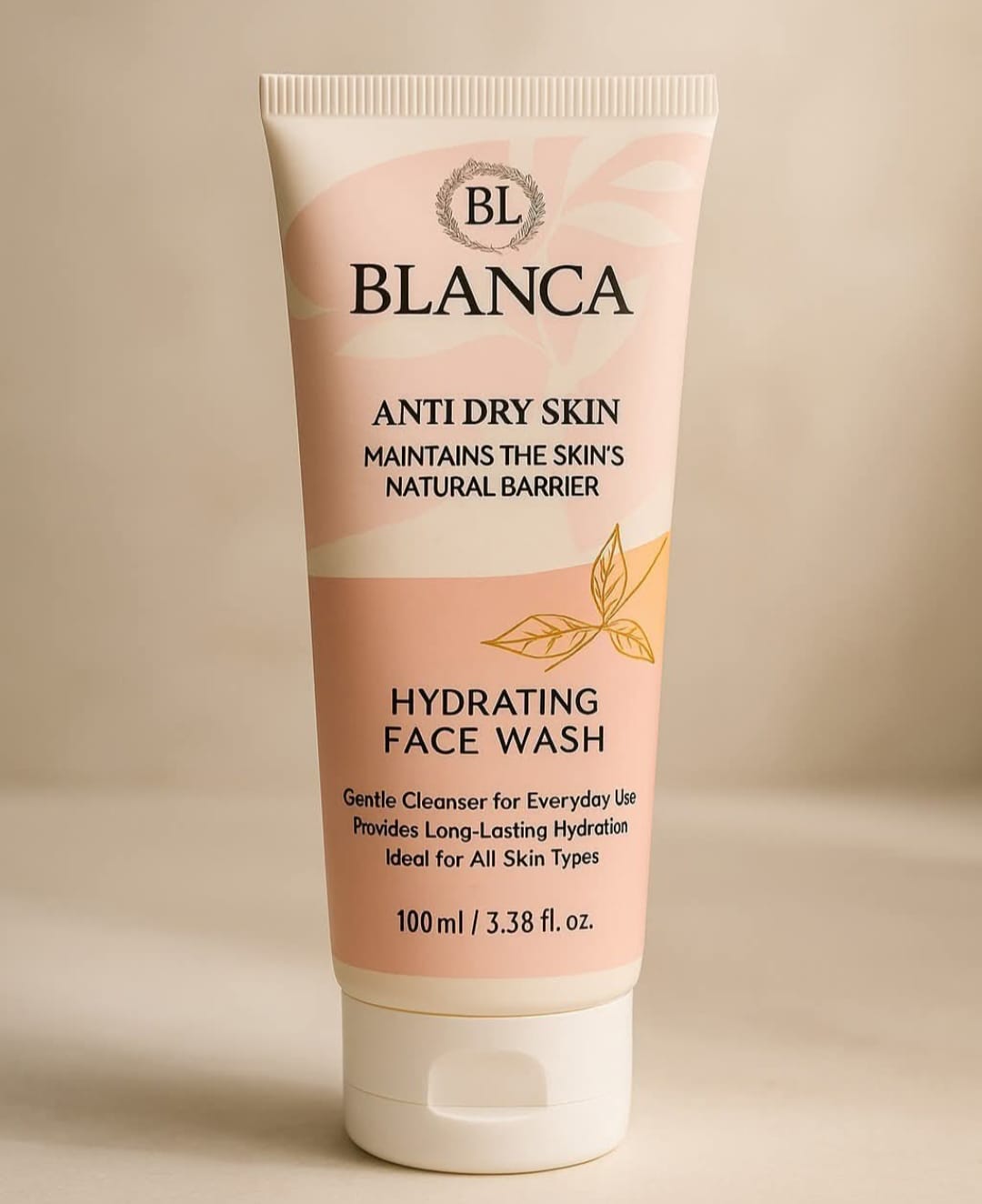 Blanca Anti Dry Skin Hydrating Facewash 100ml Gentle Cleanser For Moisturized Smooth And Healthy Skin - Image 3