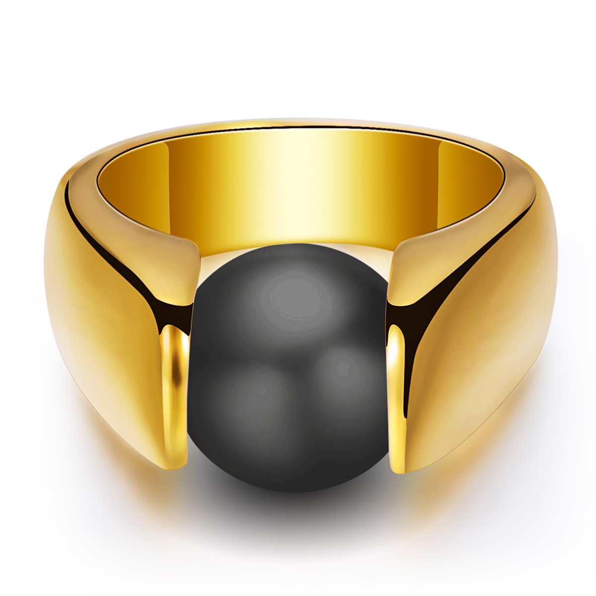 18K Gold Catโs Eye Ring for Women | Retro Fashion Jewelry