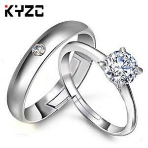 Moissanite Wedding Rings for Women | Simple Elegant Couple Set