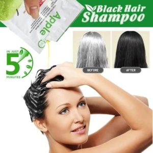 Apple Hair Color 500 ml Ammonia-Free Black Hair Color Cream ? Natural-Looking Coverage with Nourishing Formula (Copy)
