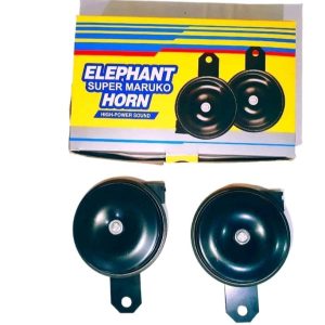 High Sound Elephant Horn for Cars & Bikes â Super Loud 12V Universal Vehicle Horn | Durable, Long-Lasting, Clear & Powerful Sound for Maximum Road Safety | Easy Plug & Play Installation | Compatible with All Cars, Motorcycles & Scooters