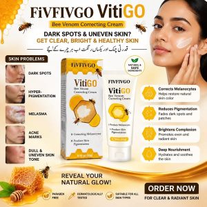 Fivfivgo VitiGO Bee Venom Correcting Cream (20g) - Support for Skin Pigmentation Recovery and Even Skin Tone