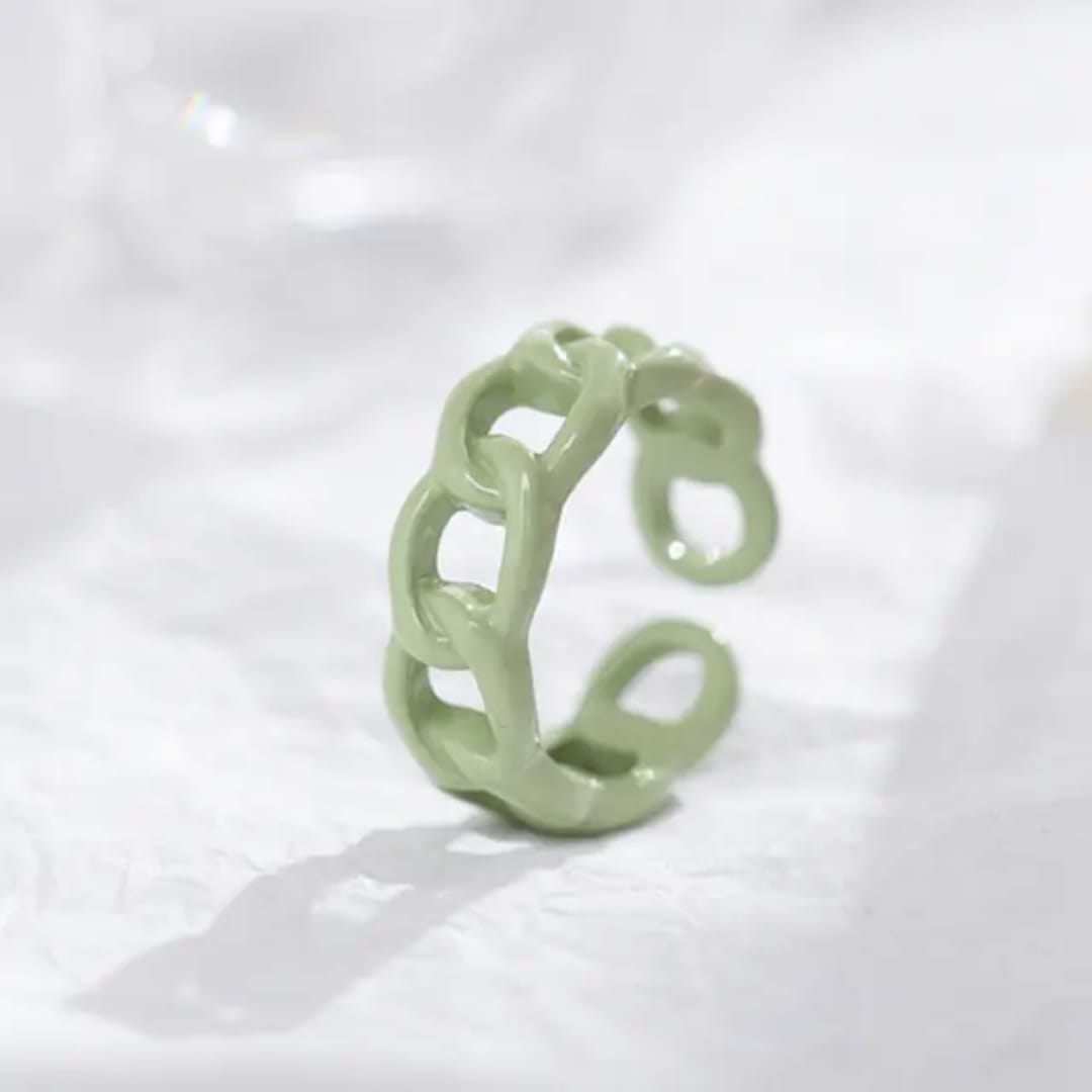 BRJ-180 Metal Funky Korean Rings Trendy Fashion Jewellery, Stylish Accessory for Women and Men - Image 4