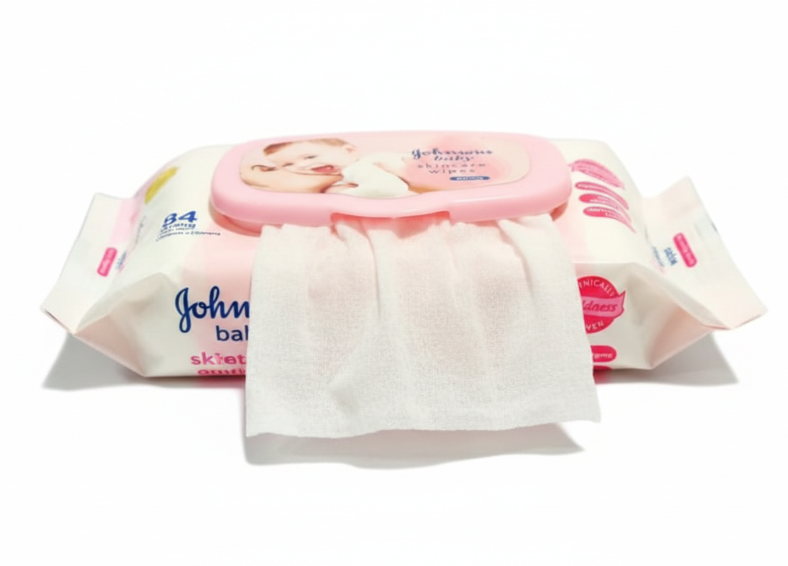 Johnsons Baby Wipes Gentle 84 Pcs Soft, Alcohol-Free, Dermatologically Tested Wipes for Newborn & Sensitive Skin - Image 2