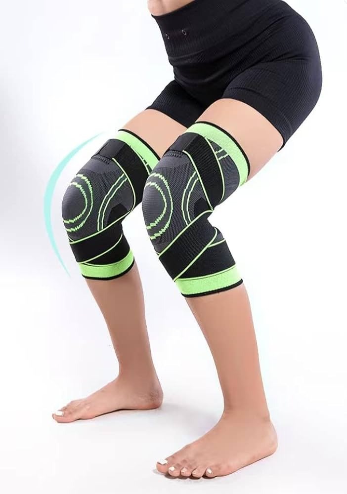 Knee Support Band For Pressure Weaving With 3D Weave Protection Against Injury Pressure Adjustable Knee Support For Men And Women (1 Pc) - Image 3