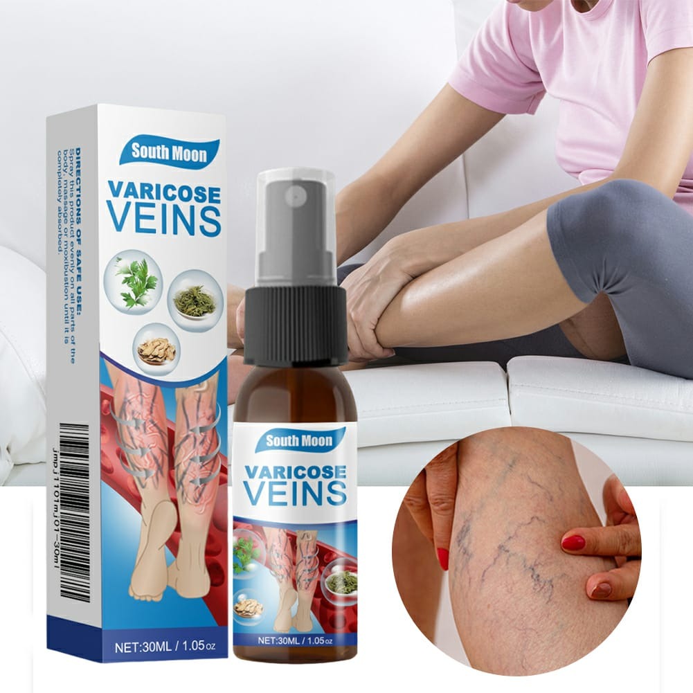 South Moon Varicose Veins Treatment Spray 35ml Advanced Formula for Spider Veins, Leg Pain & Swelling Relief - Image 2