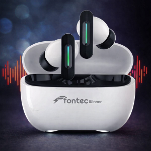 Fontec Winner TWS Wireless Earbuds  Bluetooth 5.3 Gaming Earphones with ENC Noise Cancellation & Surround Sound