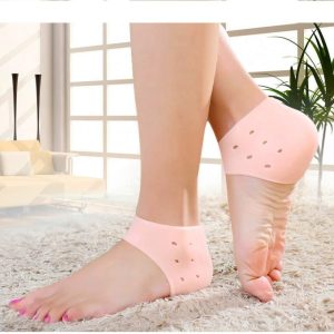 Half Heel Pain Anti-Crack Silicone Set  Unisex Anti-Crack Pain Relief - 01 Pair