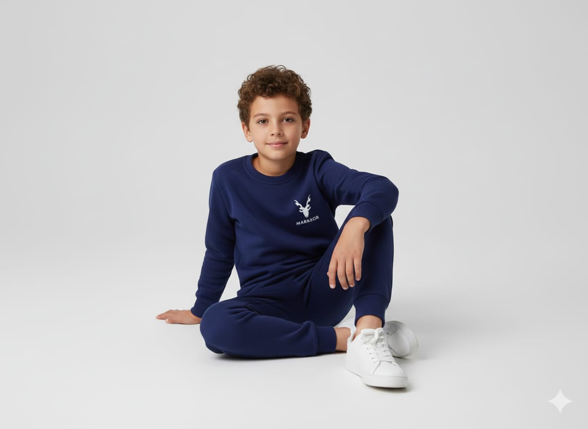 Winter Kids Markhor Printed Tracksuit