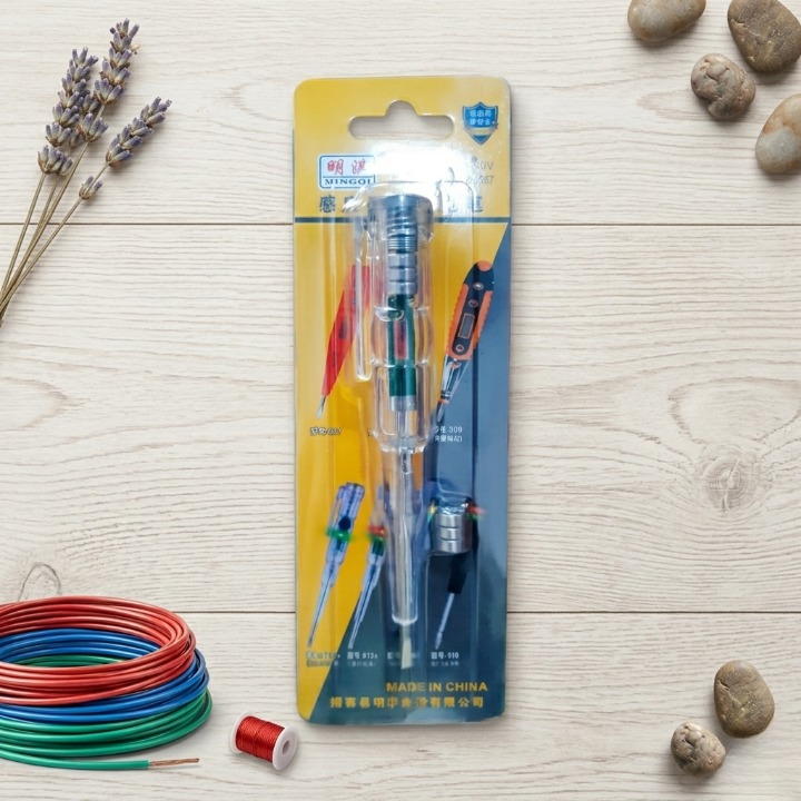 MINGQI High-Precision Electrical Voltage Tester Professional Insulation Circuit Test Pen with LED Indicator Safety Tool