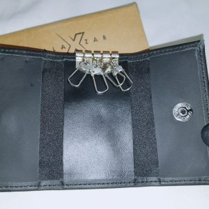 Alaxzar Premium Leather Key Organizer Sleek & Compact