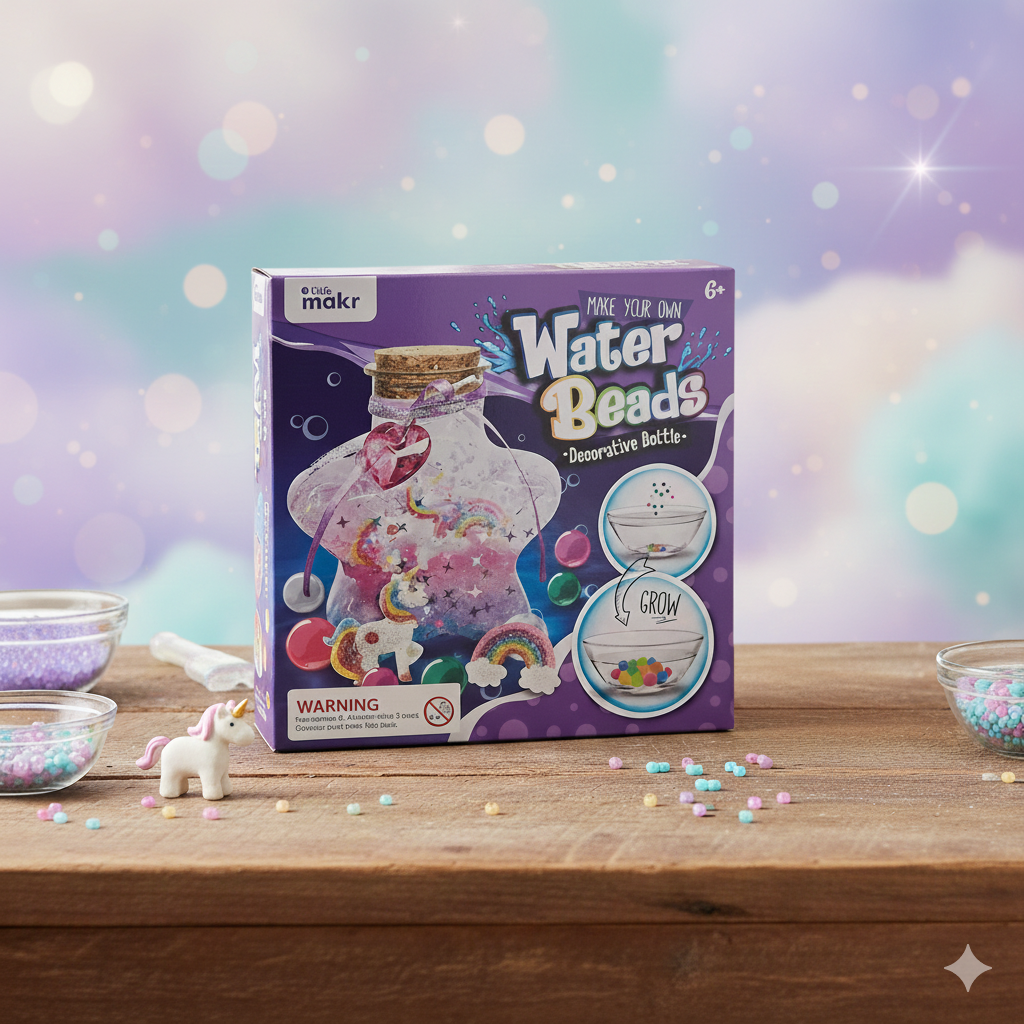 DIY Water Beads Decorative Bottle Kit: Create Your Own Mesmerizing Sensory Art Piece. - Image 4