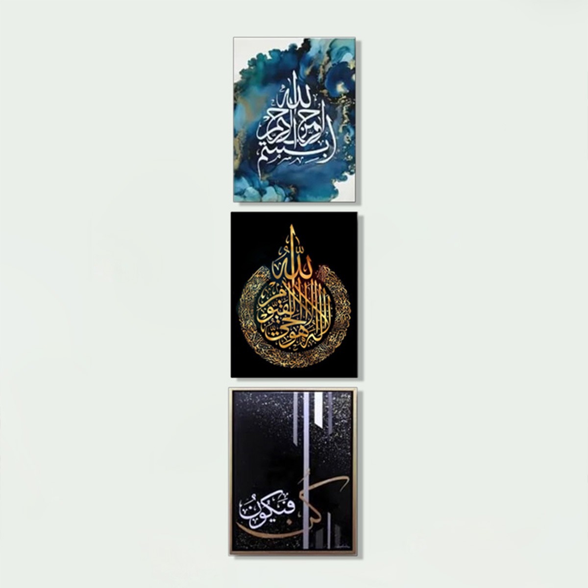 Set of 9 Premium Wall Art Photo Tiles Modern Home Decor Sets