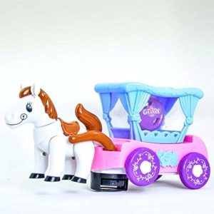 Cartoon Flash Carriage Musical Toy Light & Sound Fun for Kids