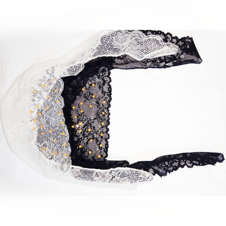 Net Stone Inner Cap for Hijab Soft Stretchable Undercap for Women - Image 3