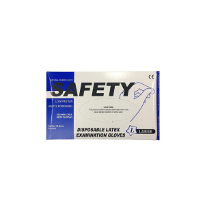 100PCs Safety Examination Gloves  Premium Protection, Comfort & Hygiene for Medical, Laboratory, and Everyday Use with Reliable Performance (Medium)