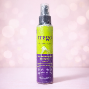 Trego Skin Brightening & Lightening Toner  7% Glycolic Acid Exfoliating Spray for Face & Body (120ml)
