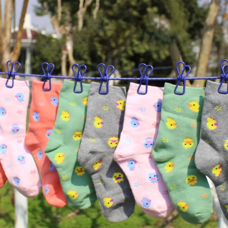 Clip&Hang 185CM Portable Clothesline With (12) Clip - Elastic, Windproof & Eco-Friendly for Travel & Home Use - Image 3