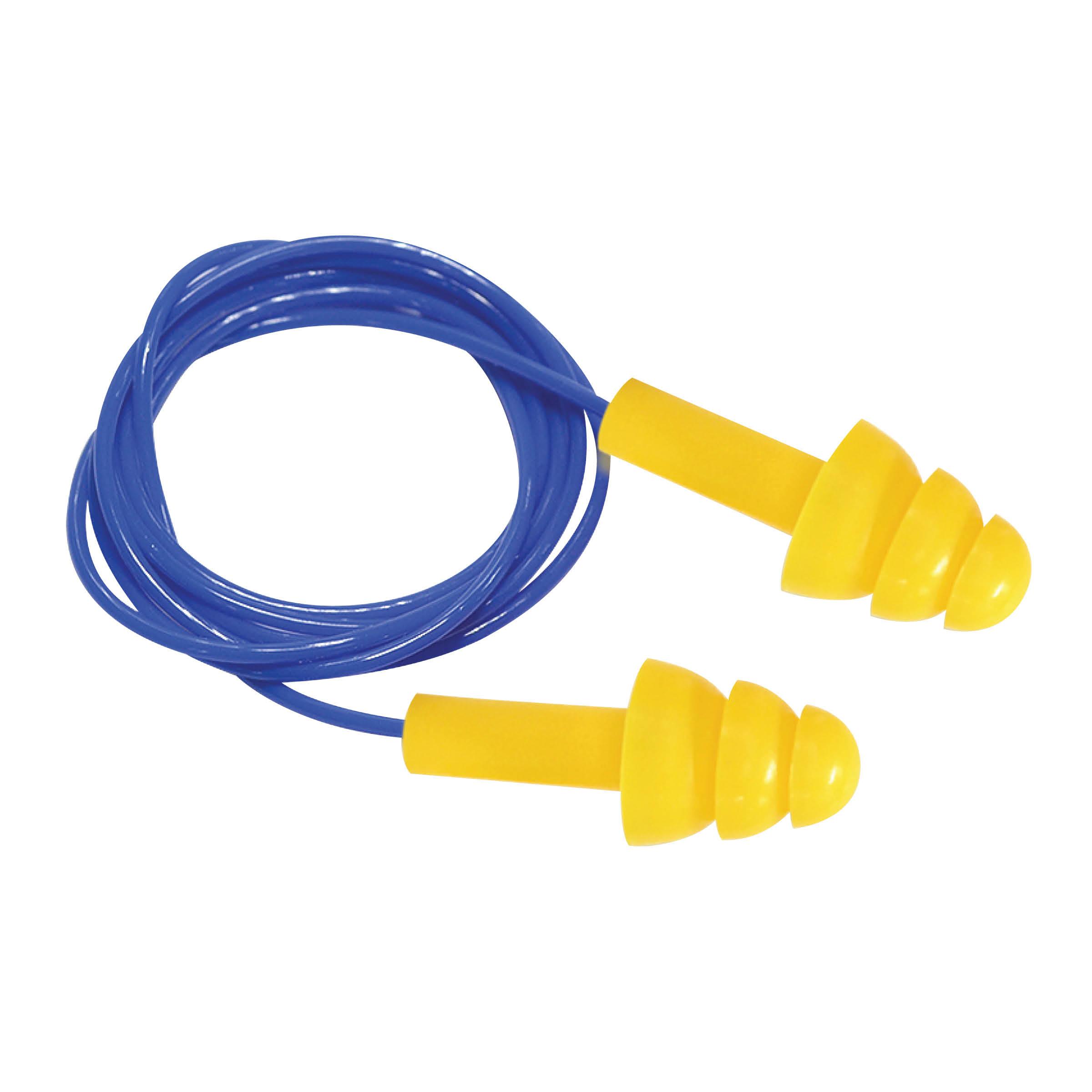 Silicone Corded Reusable Earplug (Pack Of 5)