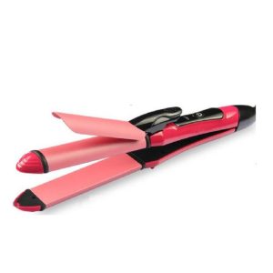 2-in-1 Nova Hair Straightener and Curler Â– Dual-Use Styling Tool with Quick Heat-Up Technology, Ceramic Plates for Smooth Straightening & Effortless Curls Model-NH-2009 Â– Portable, Lightweight, Ideal for Home or Travel Use