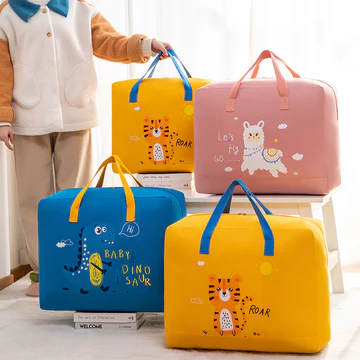 Baby Dinosaur Cloth Organizer and Storage Handbag Portable | Portable Storage Bag | ( Random Color & Mix Design ) - Image 2