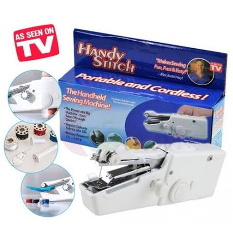 Handy Stitch Portable Cordless Sewing Machine for Quick Repairs on All Fabrics | Best Quality Sewing Portable Machine