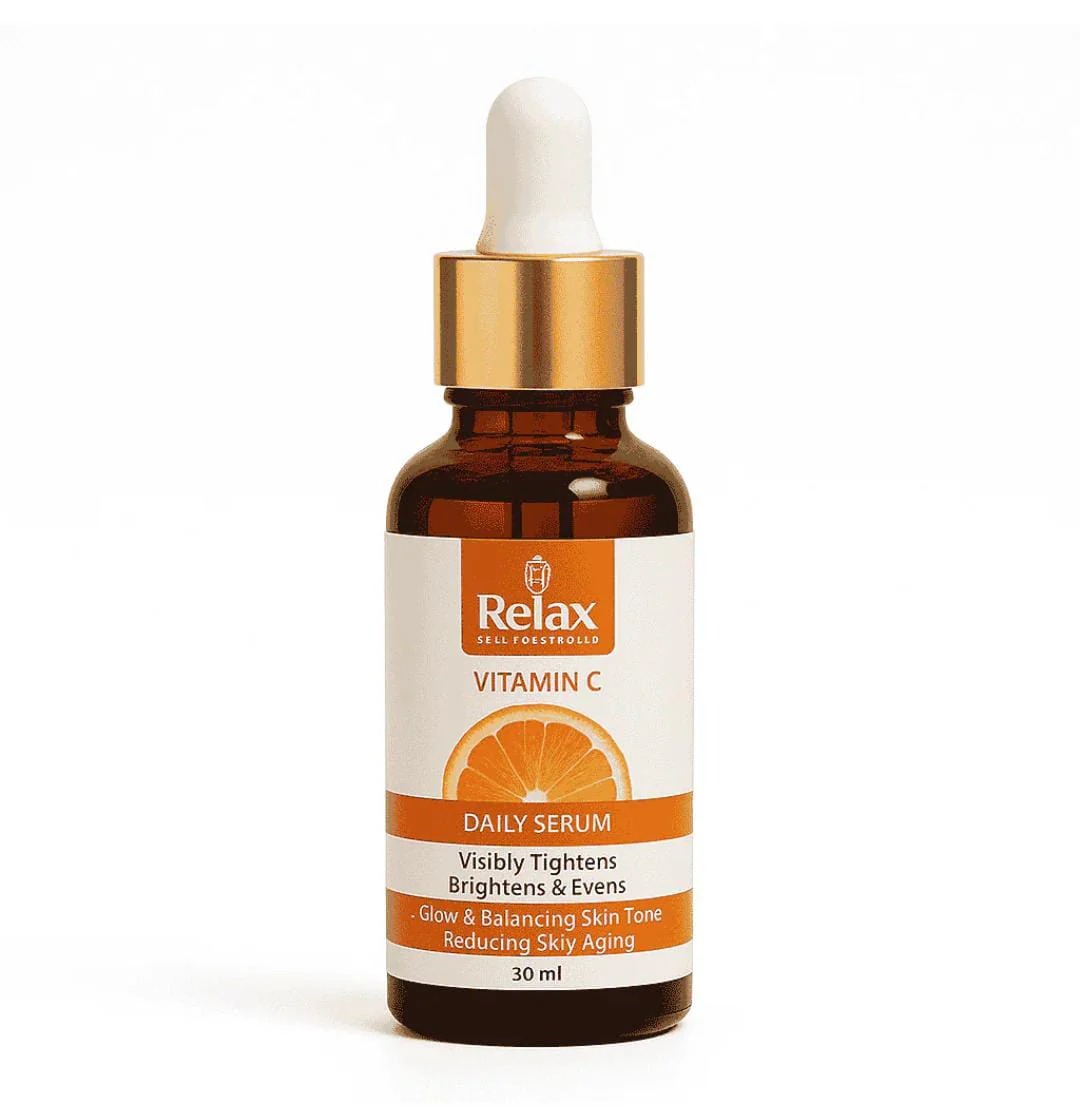 Relax Vitamin C Daily Serum Glow And Radiance In Every Drop With Brightening Anti Aging Hydration Formula For Healthy Skin Net Quantity 30ml - Image 3