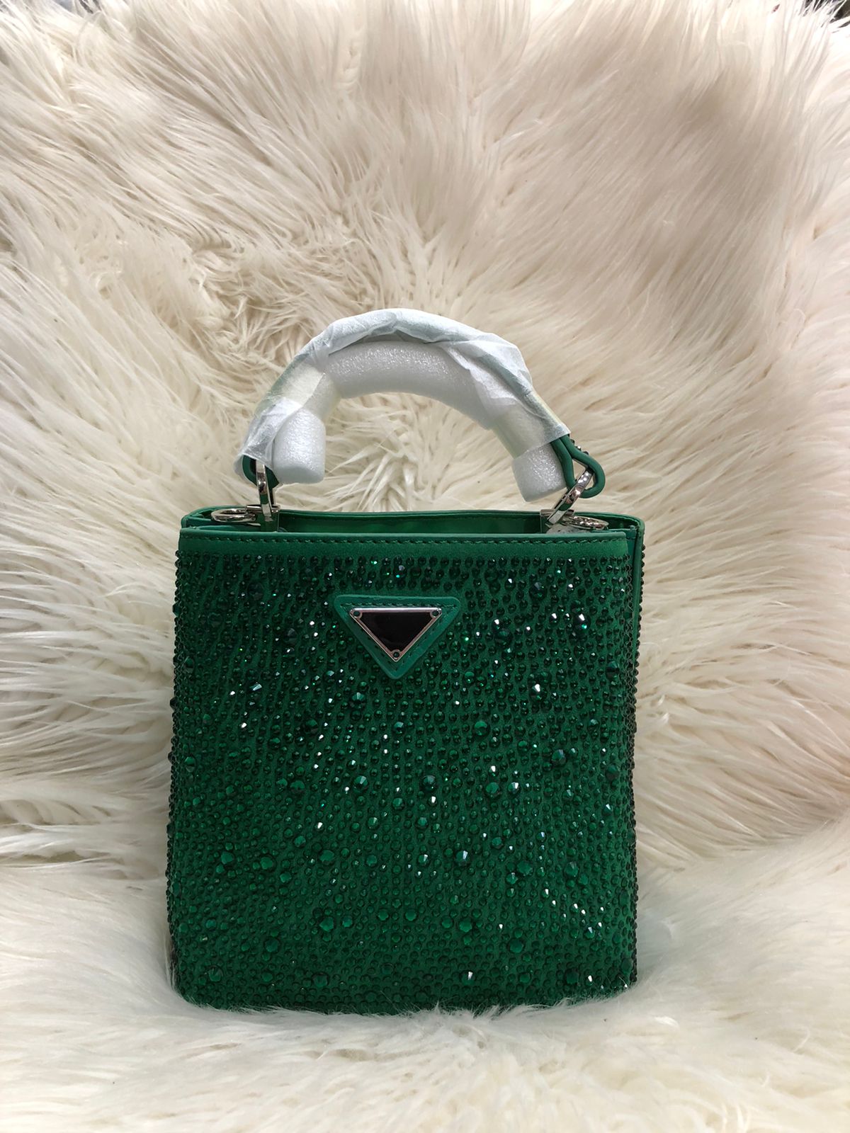 Luxury Rhinestone Mini Handbag for Women (8 × 7 Inches) Stylish Sparkling Party Purse - Image 3