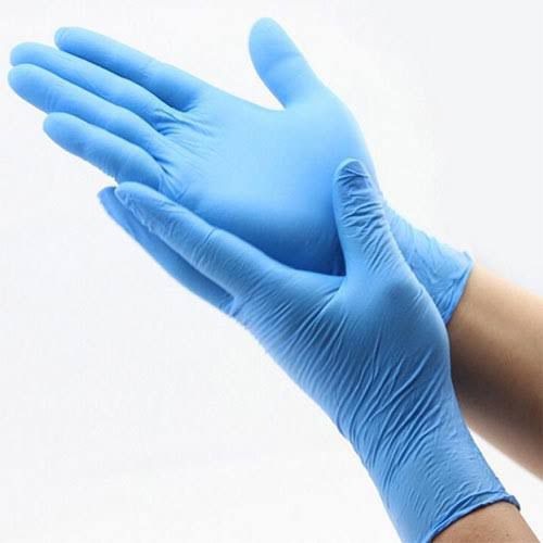 Safety Fine Disposable Nitrile Gloves Powder Free 100 Pcs Box Durable, Non-Sterile, Latex Free Gloves For Medical, Cleaning, And Industrial Use - Image 2