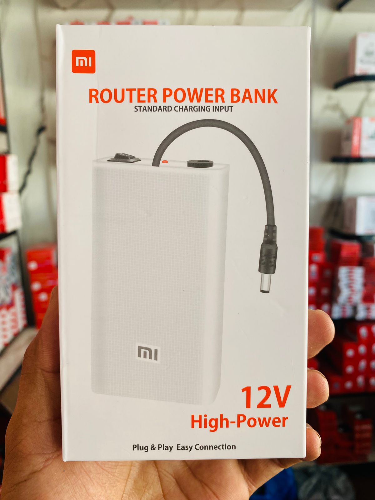 Mi Router Power Bank UPS 12V/9V WiFi Router Backup Battery for PTCL, StormFiber & Fiber Modems (Without Adapter) - Image 5