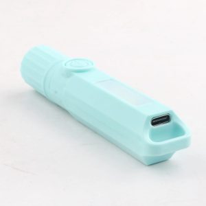 XJ-808 Multifunctional ABS LED Pocket Work Light New Design Portable USB Torch Flashlight Outdoor Emergency Camping Use EDC Flashlight ( Random Color )