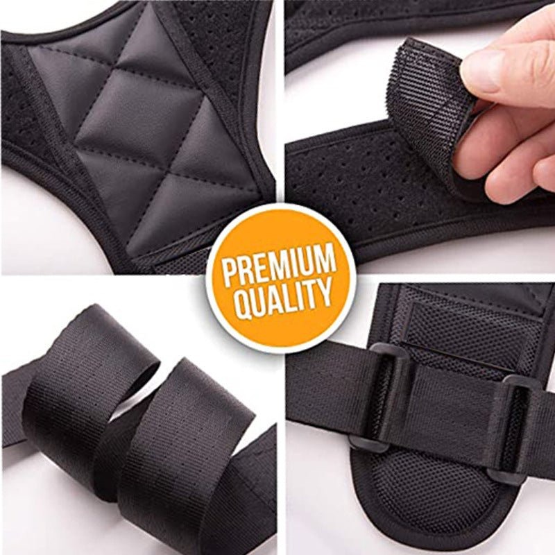 Adjustable Body Posture Corrector Belt Back & Shoulder Support Brace for Men and Women | Spine Alignment & Pain Relief - Image 3