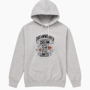 Unisex Grey Printed Hoodie Premium Summer Collection for Boys & Girls