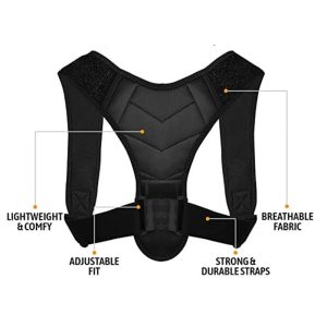 Adjustable Body Posture Corrector Belt Â Back & Shoulder Support Brace for Men and Women | Spine Alignment & Pain Relief